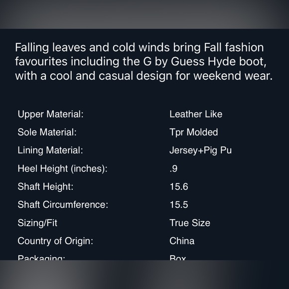 Brand New! G by Guess- Hyde boots - Picture 3 of 12